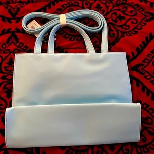 Large Pool Blue Shopping Bag